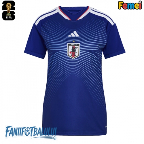Japonia Echipament de Fotbal Replică Mondial 2026 Femei Acasa Japonia Echipament de Fotbal Replică Mondial 2026 Femei Acasa